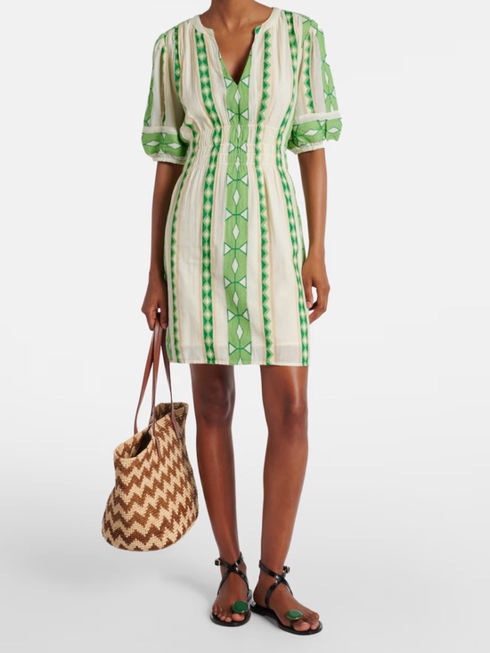Velvet by Graham & Spencer Dresses & Skirts - Velvet by Graham & Spencer Lucy patterned cotton minidress